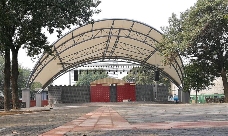 劇院膜結(jié)構(gòu),公園休閑景觀膜結(jié)構(gòu),法國法拉利膜材